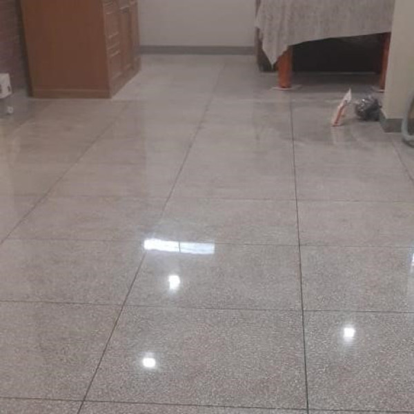 Mosaic Floor Polishing In Heritage Tower Dwarka image